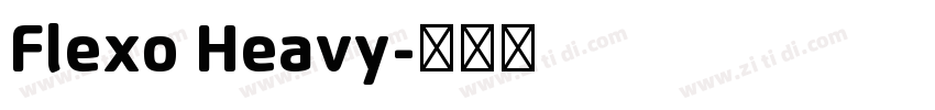 Flexo Heavy字体转换